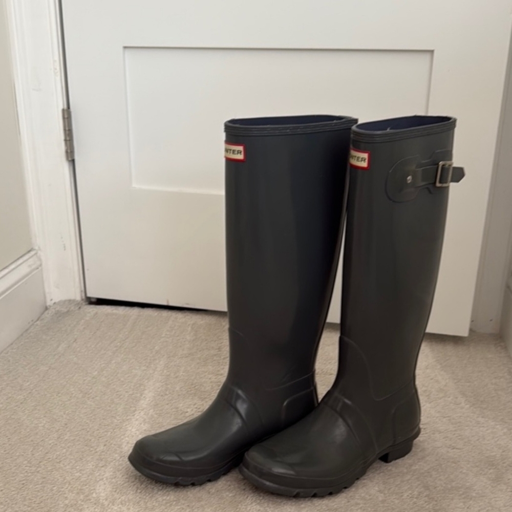 Hunter Classic Dark Gray Waterproof Boots